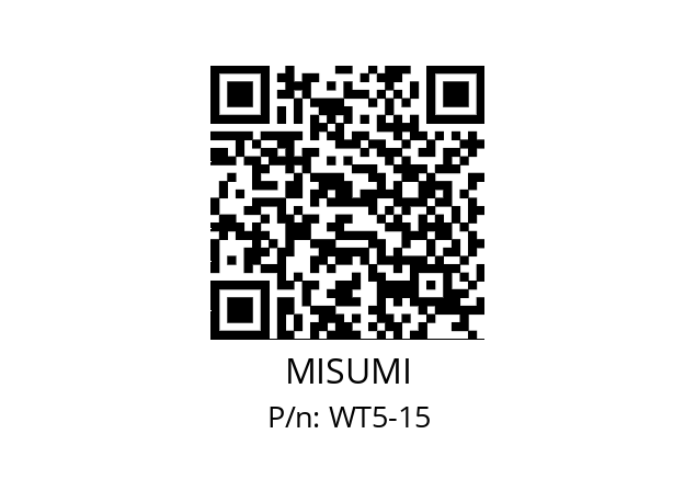   MISUMI WT5-15