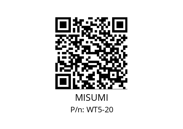   MISUMI WT5-20