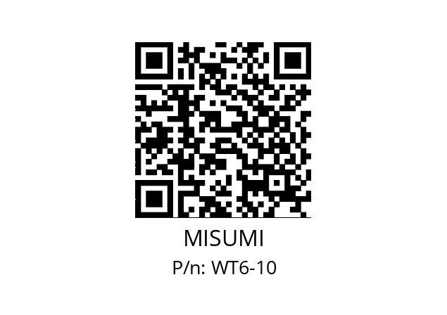   MISUMI WT6-10