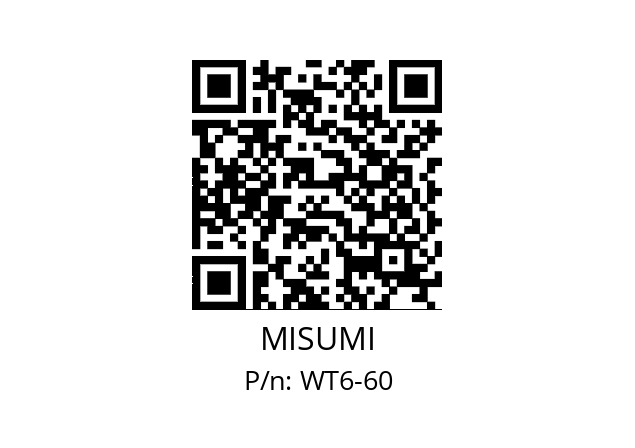   MISUMI WT6-60