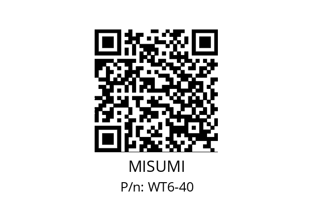   MISUMI WT6-40