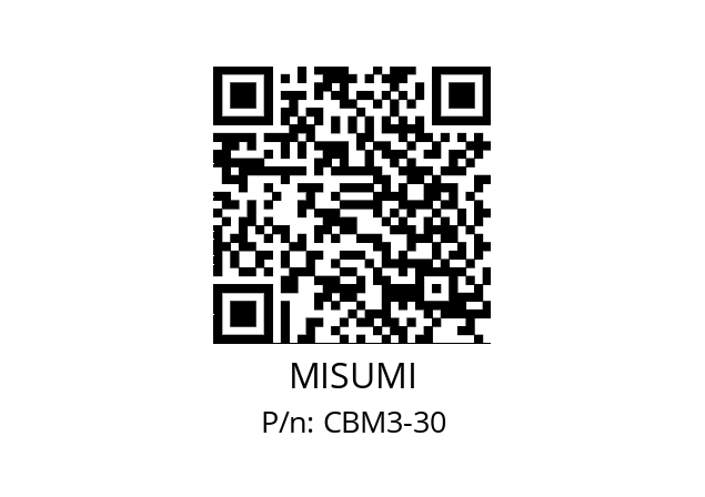   MISUMI CBM3-30