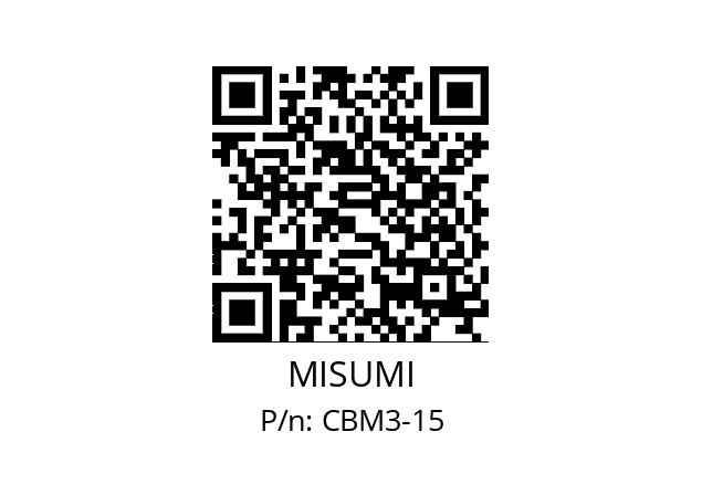   MISUMI CBM3-15