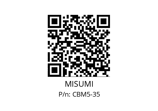   MISUMI CBM5-35