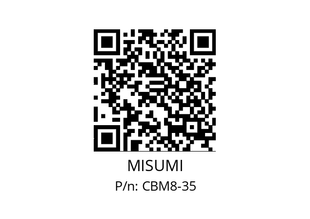   MISUMI CBM8-35