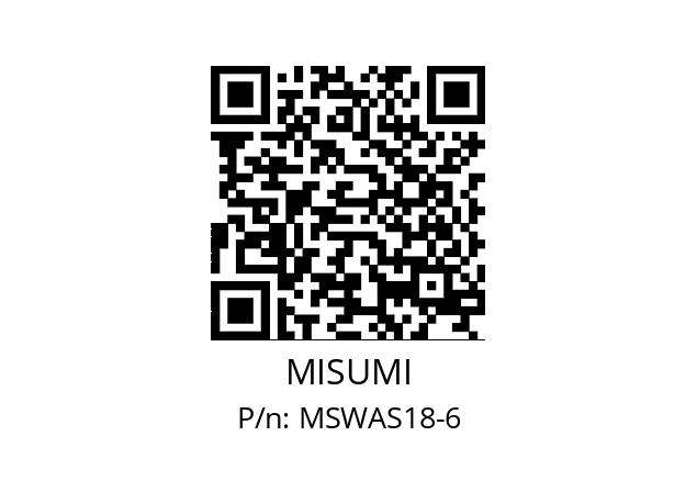   MISUMI MSWAS18-6