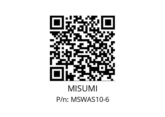   MISUMI MSWAS10-6