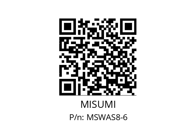   MISUMI MSWAS8-6