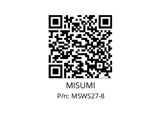   MISUMI MSWS27-8