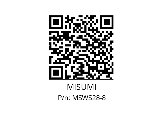   MISUMI MSWS28-8