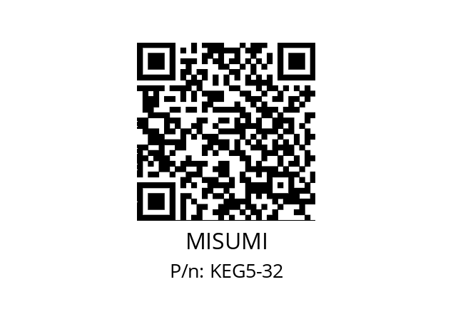   MISUMI KEG5-32