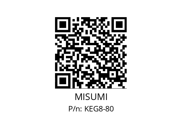   MISUMI KEG8-80