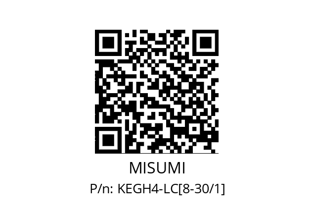   MISUMI KEGH4-LC[8-30/1]