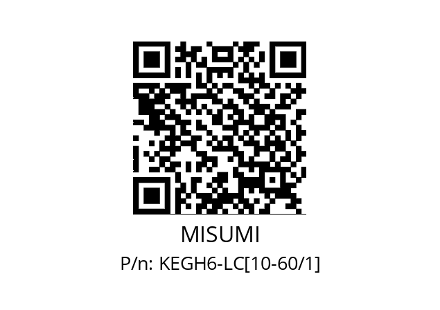   MISUMI KEGH6-LC[10-60/1]