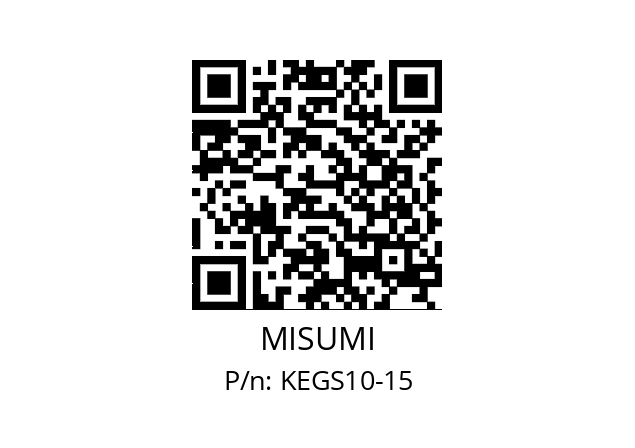   MISUMI KEGS10-15