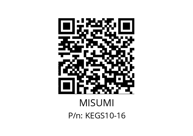   MISUMI KEGS10-16