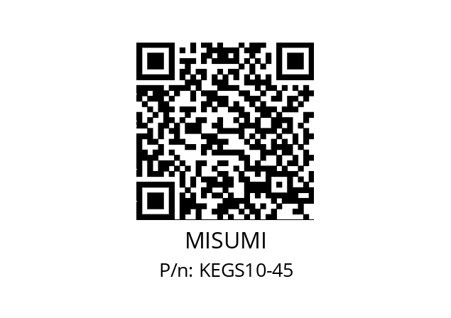   MISUMI KEGS10-45