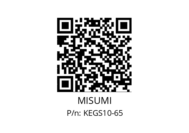   MISUMI KEGS10-65