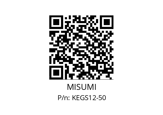   MISUMI KEGS12-50