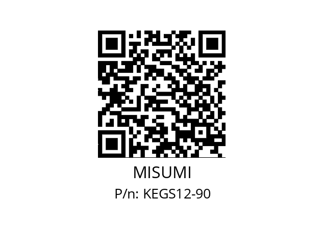   MISUMI KEGS12-90