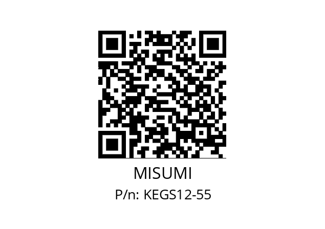   MISUMI KEGS12-55