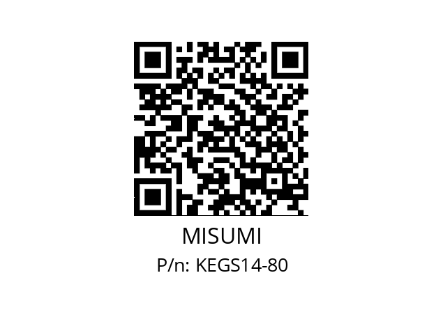   MISUMI KEGS14-80