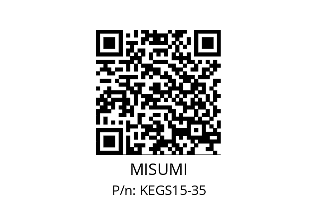   MISUMI KEGS15-35