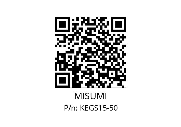   MISUMI KEGS15-50