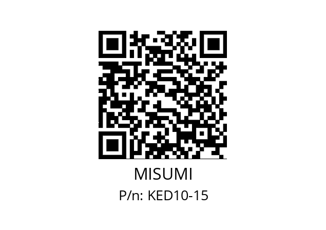   MISUMI KED10-15