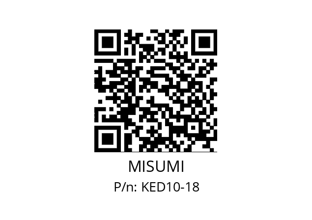   MISUMI KED10-18