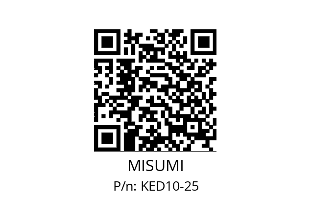   MISUMI KED10-25