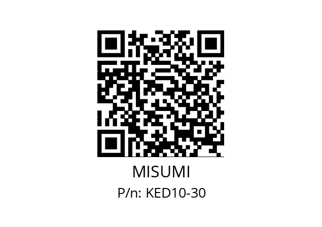   MISUMI KED10-30