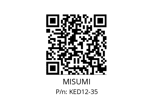   MISUMI KED12-35