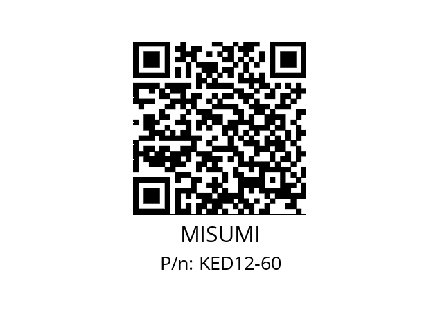   MISUMI KED12-60