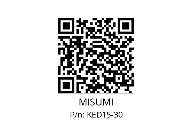   MISUMI KED15-30