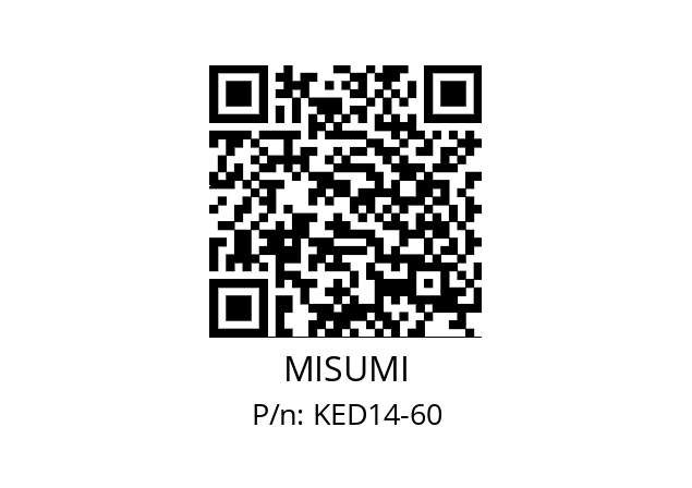   MISUMI KED14-60