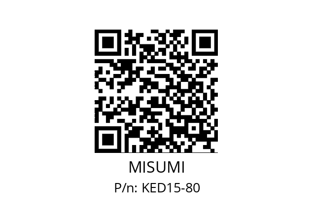   MISUMI KED15-80