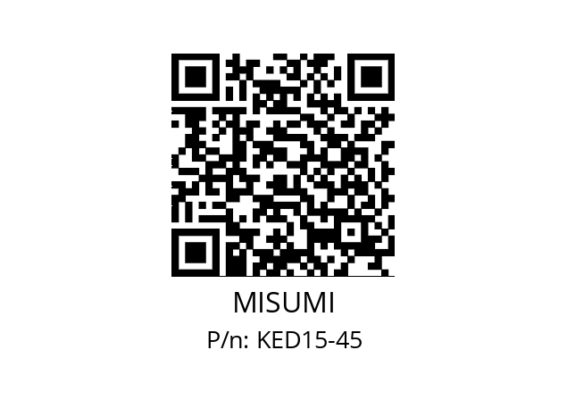   MISUMI KED15-45