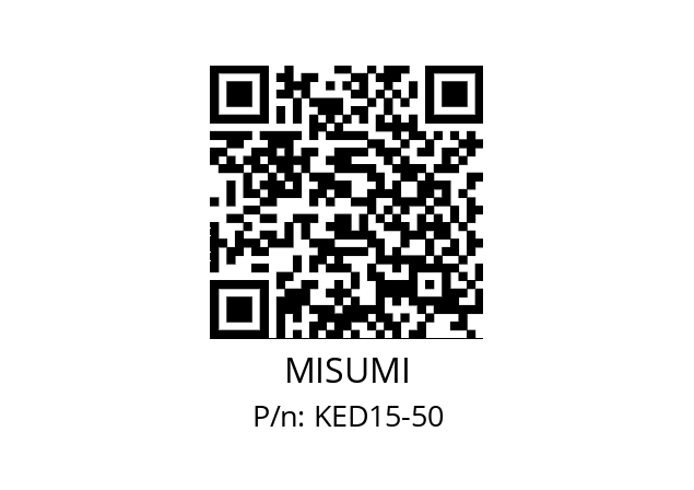   MISUMI KED15-50