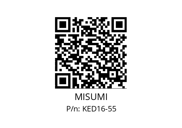   MISUMI KED16-55