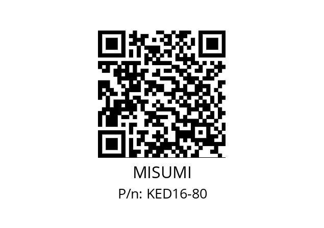   MISUMI KED16-80