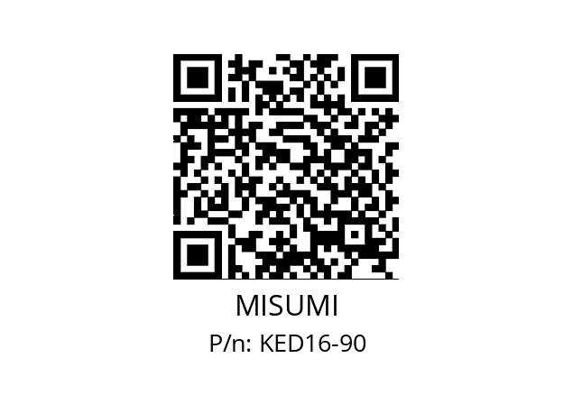   MISUMI KED16-90