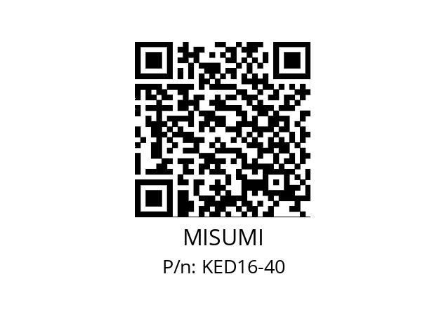   MISUMI KED16-40