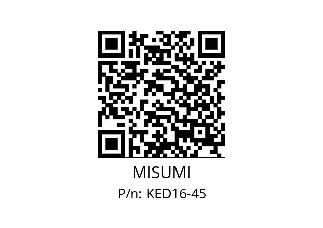   MISUMI KED16-45