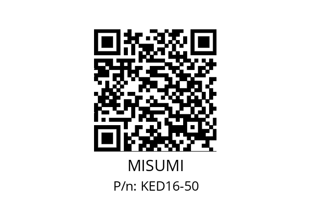   MISUMI KED16-50