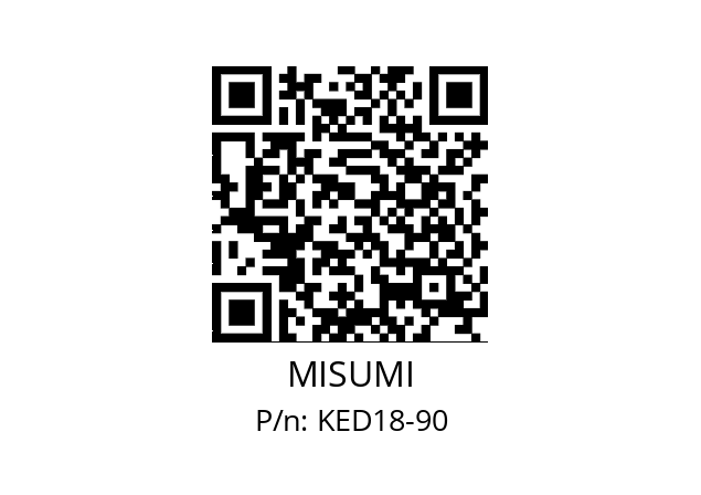   MISUMI KED18-90