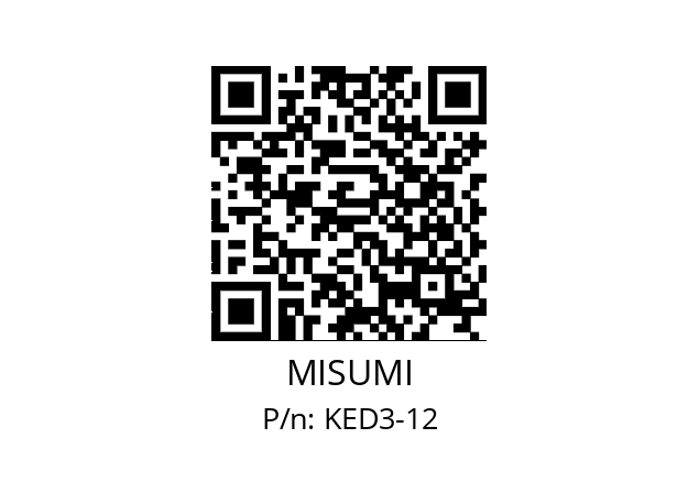   MISUMI KED3-12