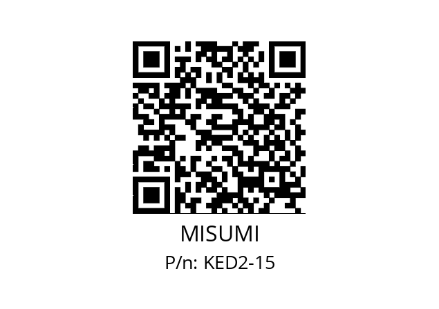   MISUMI KED2-15