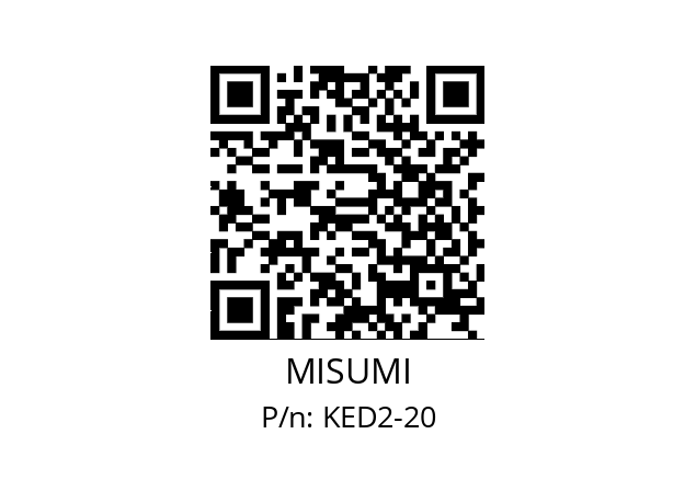   MISUMI KED2-20