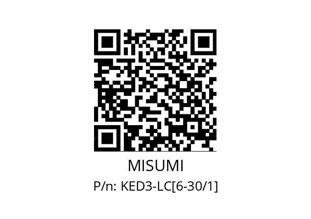   MISUMI KED3-LC[6-30/1]